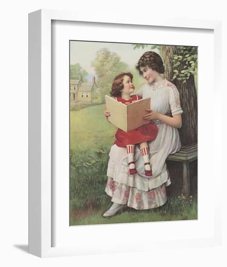 Afternoon Story Time-null-Framed Art Print