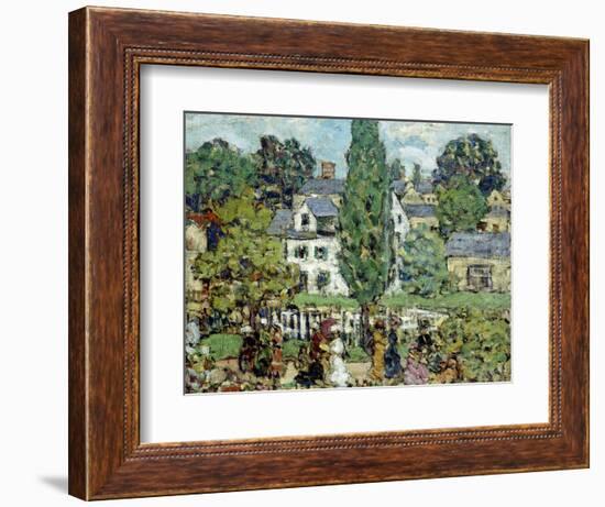 Afternoon Stroll, Summer-Maurice Brazil Prendergast-Framed Giclee Print