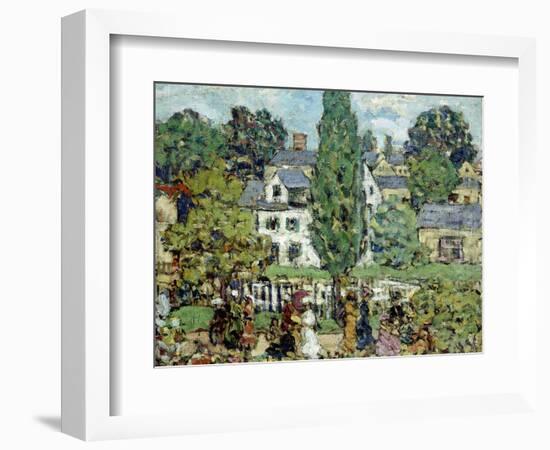 Afternoon Stroll, Summer-Maurice Brazil Prendergast-Framed Giclee Print