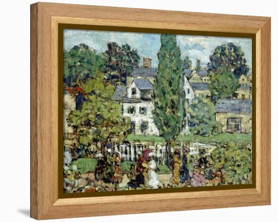 Afternoon Stroll, Summer-Maurice Brazil Prendergast-Framed Premier Image Canvas