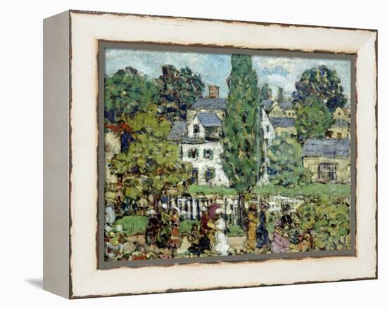 Afternoon Stroll, Summer-Maurice Brazil Prendergast-Framed Premier Image Canvas