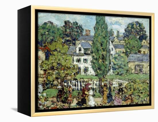 Afternoon Stroll, Summer-Maurice Brazil Prendergast-Framed Premier Image Canvas