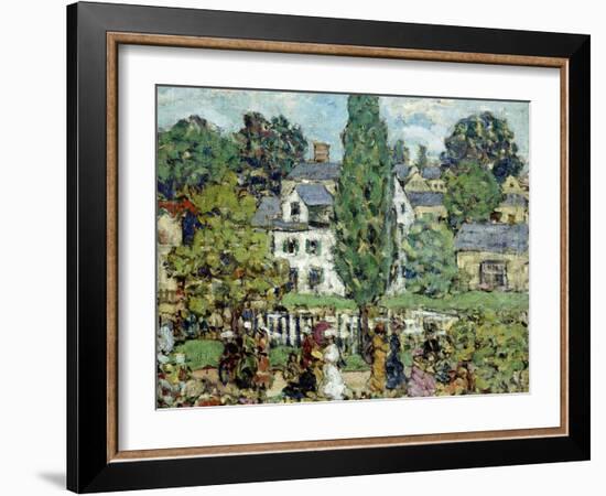 Afternoon Stroll, Summer-Maurice Brazil Prendergast-Framed Giclee Print