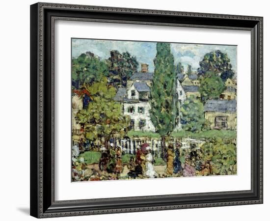 Afternoon Stroll, Summer-Maurice Brazil Prendergast-Framed Giclee Print