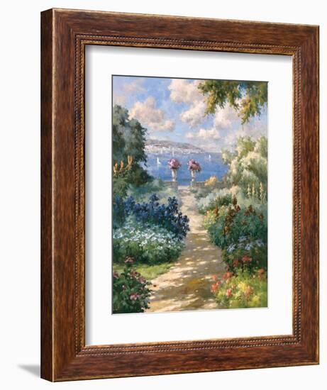 Afternoon Stroll-Alberto Pasini-Framed Art Print