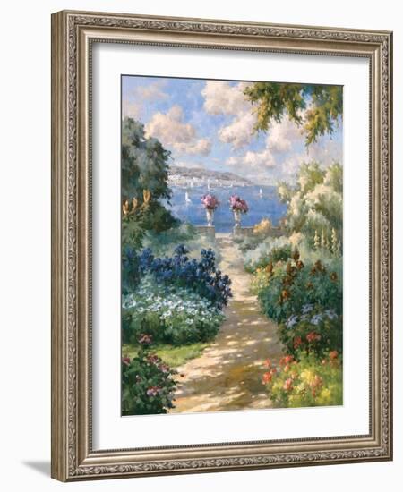 Afternoon Stroll-Alberto Pasini-Framed Art Print