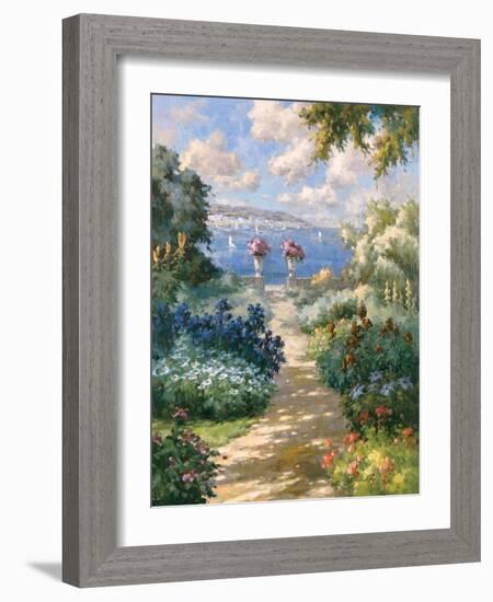 Afternoon Stroll-Alberto Pasini-Framed Art Print