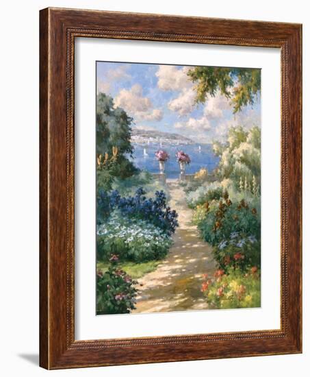 Afternoon Stroll-Alberto Pasini-Framed Art Print