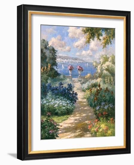 Afternoon Stroll-Alberto Pasini-Framed Art Print