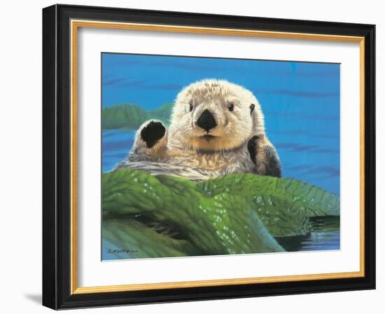 Afternoon Swim-Joh Naito-Framed Giclee Print