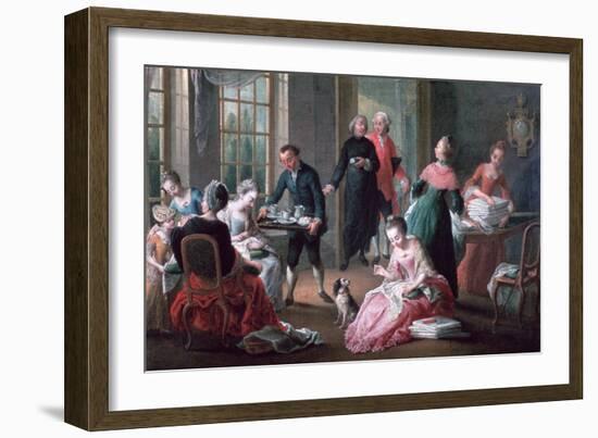 Afternoon Tea, 1778-Jan Garemijn-Framed Giclee Print