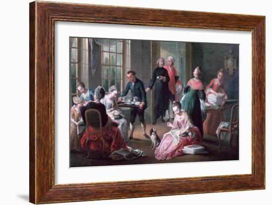 Afternoon Tea, 1778-Jan Garemijn-Framed Giclee Print