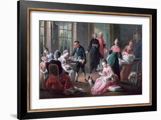 Afternoon Tea, 1778-Jan Garemijn-Framed Giclee Print