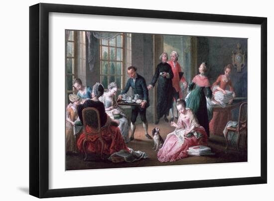 Afternoon Tea, 1778-Jan Garemijn-Framed Giclee Print