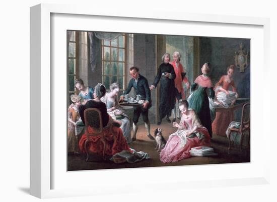 Afternoon Tea, 1778-Jan Garemijn-Framed Giclee Print