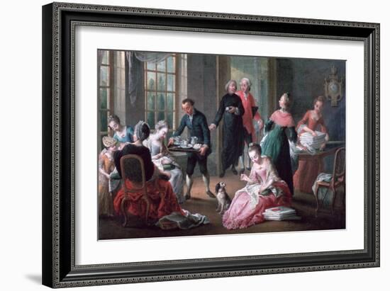 Afternoon Tea, 1778-Jan Garemijn-Framed Giclee Print