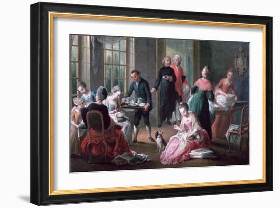 Afternoon Tea, 1778-Jan Garemijn-Framed Giclee Print