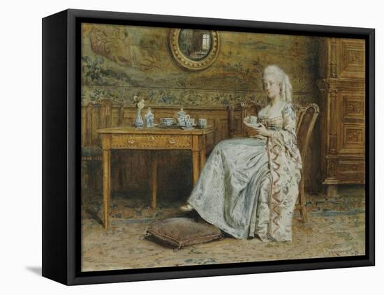 Afternoon Tea, 1876-George Goodwin Kilburne-Framed Premier Image Canvas