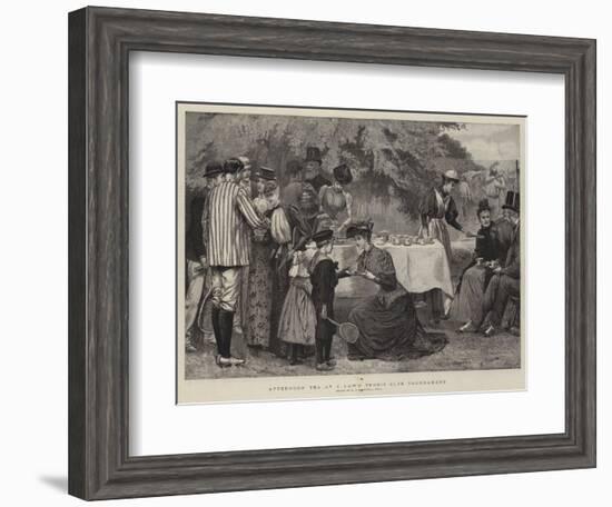 Afternoon Tea at a Lawn Tennis Club Tournament-Edward Frederick Brewtnall-Framed Giclee Print