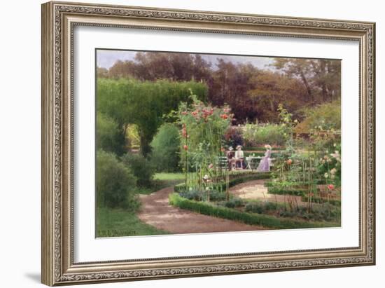 Afternoon Tea by the Laurel Arch-Georgina M. de l' Aubiniere-Framed Giclee Print