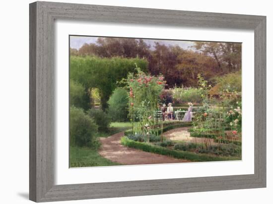 Afternoon Tea by the Laurel Arch-Georgina M. de l' Aubiniere-Framed Giclee Print