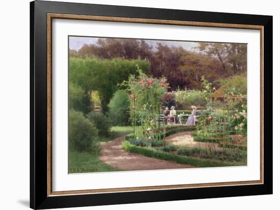 Afternoon Tea by the Laurel Arch-Georgina M. de l' Aubiniere-Framed Giclee Print