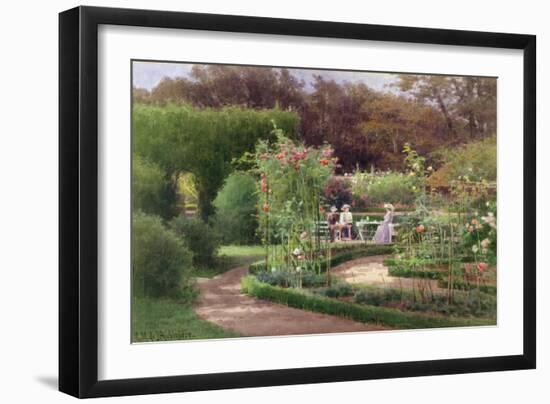 Afternoon Tea by the Laurel Arch-Georgina M. de l' Aubiniere-Framed Giclee Print