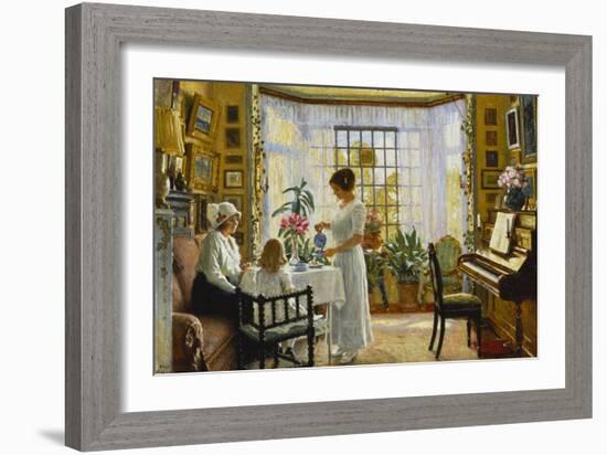 Afternoon Tea, c.1914-Paul Fischer-Framed Giclee Print