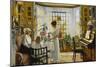Afternoon Tea, c.1914-Paul Fischer-Mounted Giclee Print
