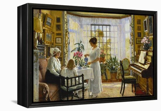 Afternoon Tea, c.1914-Paul Fischer-Framed Premier Image Canvas