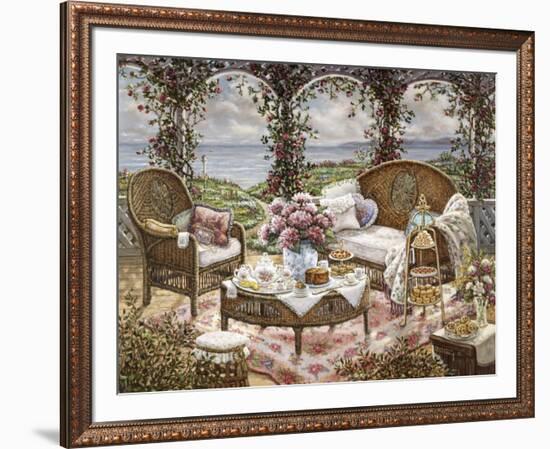 Afternoon Tea-Janet Kruskamp-Framed Art Print