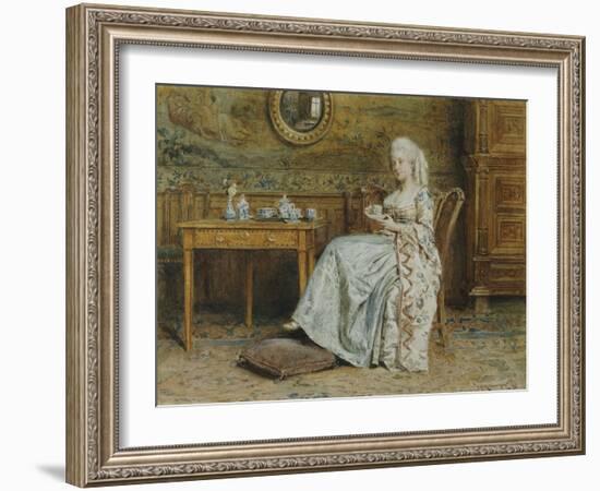 Afternoon Tea-George Goodwin Kilburne-Framed Giclee Print