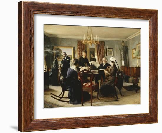 Afternoon Tea-Peter Ilsted-Framed Giclee Print