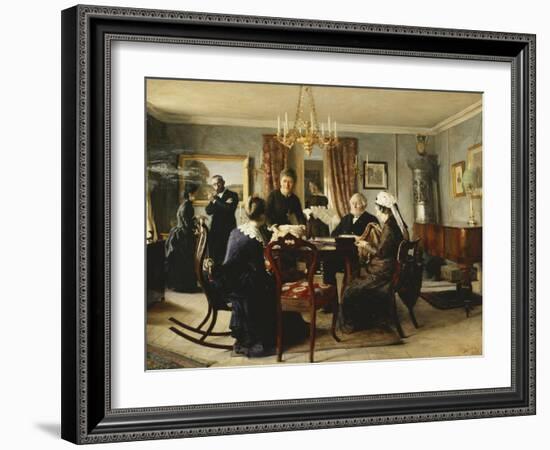 Afternoon Tea-Peter Ilsted-Framed Giclee Print