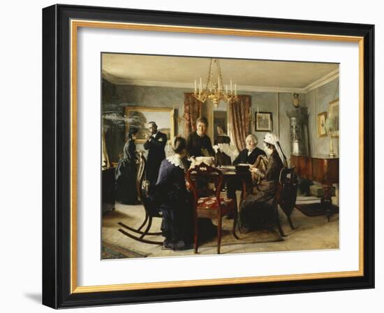 Afternoon Tea-Peter Ilsted-Framed Giclee Print