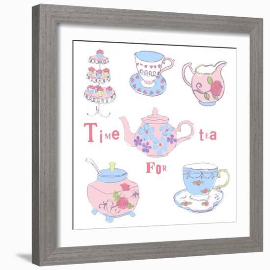 Afternoon Tea-Anna Platts-Framed Giclee Print