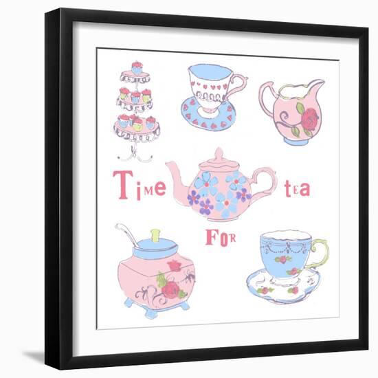 Afternoon Tea-Anna Platts-Framed Giclee Print