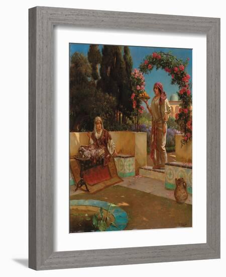 Afternoon Tea-Rudolphe Ernst-Framed Giclee Print