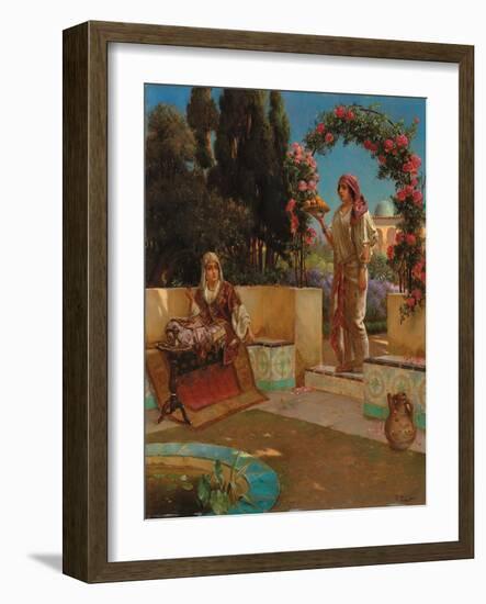 Afternoon Tea-Rudolphe Ernst-Framed Giclee Print