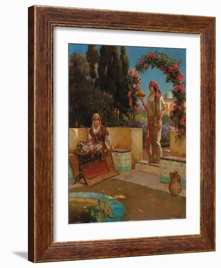 Afternoon Tea-Rudolphe Ernst-Framed Giclee Print