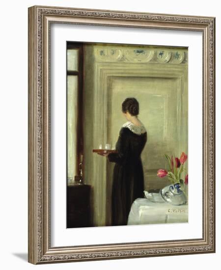 Afternoon Tea-Carl Holsoe-Framed Giclee Print