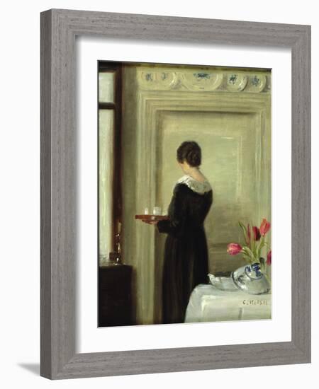 Afternoon Tea-Carl Holsoe-Framed Giclee Print