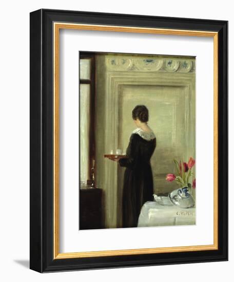 Afternoon Tea-Carl Holsoe-Framed Giclee Print