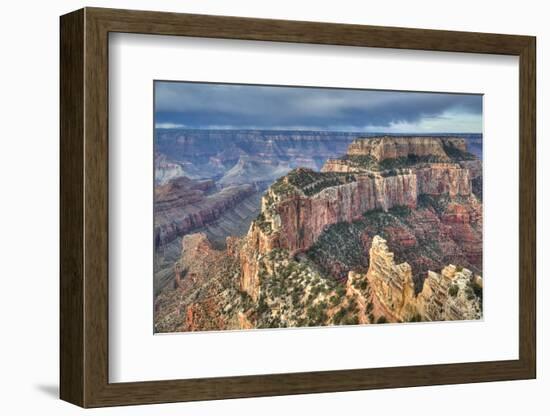 Afternoon Thunder Shower, from Cape Royal Point, North Rim-Richard Maschmeyer-Framed Photographic Print