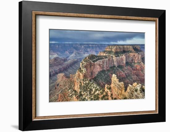 Afternoon Thunder Shower, from Cape Royal Point, North Rim-Richard Maschmeyer-Framed Photographic Print