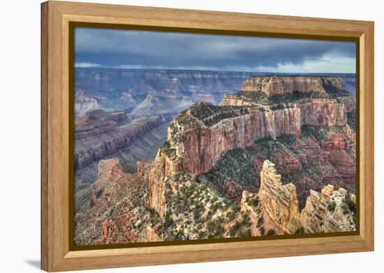 Afternoon Thunder Shower, from Cape Royal Point, North Rim-Richard Maschmeyer-Framed Premier Image Canvas