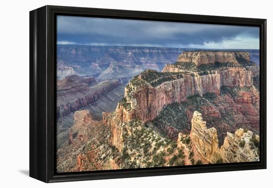 Afternoon Thunder Shower, from Cape Royal Point, North Rim-Richard Maschmeyer-Framed Premier Image Canvas