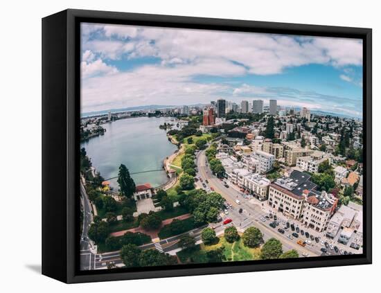 Afternoon View Over Lake Merritt, Oakland California-Vincent James-Framed Premier Image Canvas