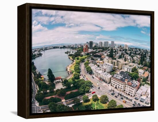 Afternoon View Over Lake Merritt, Oakland California-Vincent James-Framed Premier Image Canvas