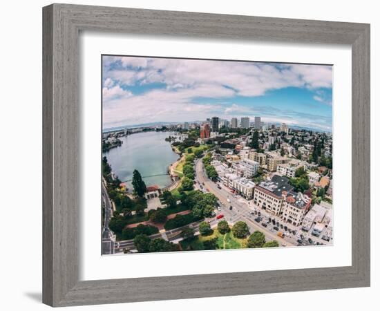 Afternoon View Over Lake Merritt, Oakland California-Vincent James-Framed Photographic Print